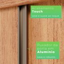 Ver mais imagens de Guarda Roupa Casal 2 Portas de Correr 3 Gavetas Búzios 100% MDF Marrom/Cinamomo