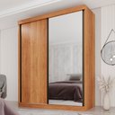 Ver imagem 1 de Guarda Roupa Casal 2 Portas de Correr 3 Gavetas Búzios 100% MDF