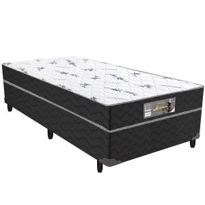 Cama Box Conjugada Solteiro Mola Ensacada 88x188x43