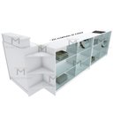 Ver imagem 4 de BALCÃO VITRINE EXPOSITOR M276.B (LOJA, CAIXA, COMÉRCIO) MUNDI MOVEIS