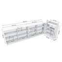 Ver imagem 2 de BALCÃO VITRINE EXPOSITOR M276.B (LOJA, CAIXA, COMÉRCIO) MUNDI MOVEIS