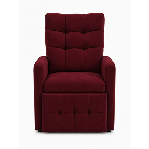 Poltrona Papai Luxo Reclinavel para Estenção de Cilios , Amamentação Organica* Sued*Marsala