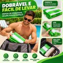 Ver imagem 4 de Cama Inflavel Piscina Boia Flutuante Rede Esteira Agua Relaxamento Lazer Praia Portatil Adulto Infan