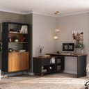 Ver imagem 1 de Kit 2 Peças Escrivaninha Gold com Estante Hit