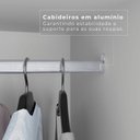 Ver imagem 7 de Guarda Roupa Casal 6 Portas 4 Gavetas Uberaba 100% MDF Branco/Neve