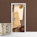 Ver imagem 1 de Adesivo de Porta Vintage 1 Arte Destaque G - 0,93 X 2,13 Metros