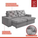 Ver imagem 4 de Sofá Retrátil e Reclinável Modulado 2 Lugares 230cm Itália
