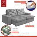 Ver imagem 5 de Sofá Retrátil e Reclinável Modulado 2 Lugares 250cm Itália