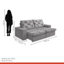 Ver imagem 3 de Sofá Retrátil e Reclinável Modulado 2 Lugares 250cm Itália