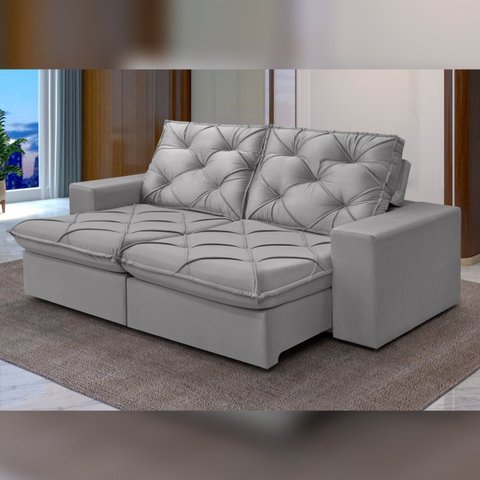 Sofá Retrátil e Reclinável Modulado 2 Lugares 290cm Itália