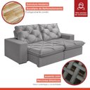 Ver imagem 7 de Sofá Retrátil e Reclinável Modulado 2 Lugares 290cm Itália