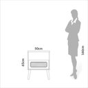 Ver imagem 5 de Mesa de Cabeceira 1 Gaveta Tela Natural Curve Carvalho Rosé Dalla Costa