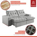 Ver imagem 6 de Sofá Retrátil e Reclinável Modulado 3 Lugares 250cm França
