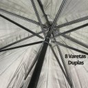 Ver imagem 3 de Guarda Chuva Bengala Grande Preto Resistente