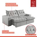 Ver imagem 7 de Sofá Retrátil e Reclinável Modulado 3 Lugares 230cm França
