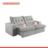 Sofá Retrátil e Reclinável Modulado 3 Lugares 230cm França  - 11