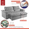 Sofá Retrátil e Reclinável Modulado 2 Lugares 230cm Alemanha  - 5