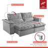 Sofá Retrátil e Reclinável Modulado 2 Lugares 250cm Alemanha  - 8