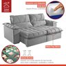 Sofá Retrátil e Reclinável Modulado 2 Lugares 250cm Alemanha  - 5
