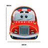 Mochila Infantil Bombeiro C/ Alças Ajustáveis Compartimentos - 5