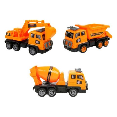 Carrinho de Controle Remoto Mega Truck Construcao Sortido - Polibrinq