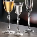 Ver imagem 3 de Jogo 6 Taças Vinho Bohemia Parus Cristal 250ml 22x9x9cm Transparente