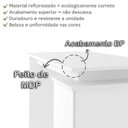 Ver imagem 5 de Conjunto 4 Peças com Escrivaninha em L Gold, Gaveteiro, Balcão para Escritório e Estante Livreiro Branco Artany
