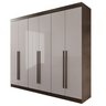 Guarda Roupa Casal 6 Portas 4 Gavetas Uberaba 100% MDF - 3
