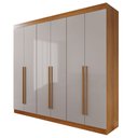 Ver imagem 3 de Guarda Roupa Casal 6 Portas 4 Gavetas Uberaba 100% MDF