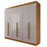Guarda Roupa Casal 6 Portas 4 Gavetas Uberaba 100% MDF - 3