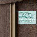 Ver mais imagens de Guarda Roupa Casal 3 Portas de Correr com Espelho Central 6 Gavetas Garibaldi 100% MDF