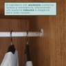 Guarda Roupa Casal 3 Portas de Correr com Espelho Central 6 Gavetas Garibaldi 100% MDF - 10
