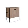 Balcão 800 Com 2 Portas Home-Office Prodecor Linha Homme-office Montana - 6