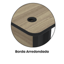 Ver imagem 6 de Escrivaninha Mesa Escritório em L Etp 1313 Maxxi 130cm Bege