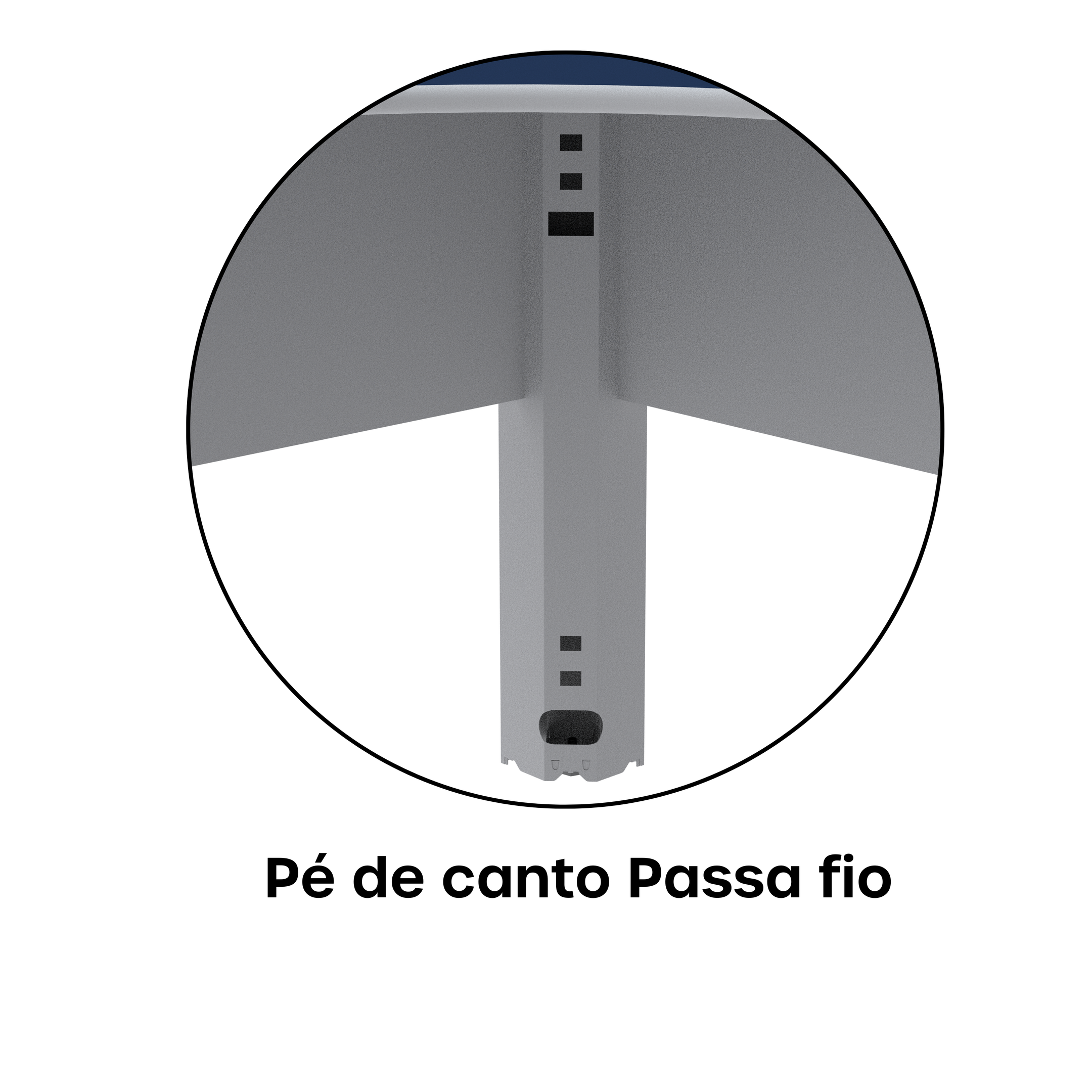Mesa para Escritório em L 130x130cm ETP 1313 Maxxi - 5