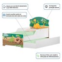 Ver imagem 4 de Bicama Infantil Tick Dinossauro com Colchões