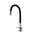 Ver imagem 6 de Torneira Cozinha Mesa Gourmet Flexível Preto Fosco 1/4 Volta ABS Bica Flexível