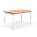 Ver imagem 3 de Jogo de Jantar Colonial Clássico Mesa 140x80 6 Cadeiras Brancas Cozinha