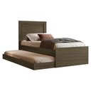 Ver imagem 1 de Bicama Cama Solteiro com Cama Auxiliar Mdf Luara Castanho Decmade