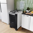 Ver mais imagens de Fogão 4 Bocas Acendimento Automático Bivolt New Dream Itatiaia Preto