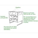 Ver imagem 5 de Mini Adega Aparador Barzinho Industrial com Espelho Aurora