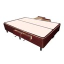 Ver imagem 1 de Cama Base c/Aux 4 Gavetas Queen Castor Poli Brown 158x198x27