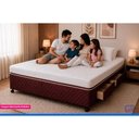 Ver imagem 2 de Cama Base c/Aux 4 Gavetas Queen Castor Poli Brown 158x198x27