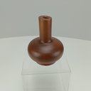 Ver imagem 5 de Vaso Decorativo de Madeira Natural 16x13x13cm Enfeite Sala Mesa Estante Aparador