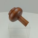 Ver imagem 4 de Vaso Decorativo de Madeira Natural 16x13x13cm Enfeite Sala Mesa Estante Aparador