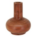 Ver imagem 1 de Vaso Decorativo Enfeite Casa Madeira 16x13x13cm Natural