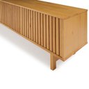 Ver imagem 5 de Rack para TV até 55 Polegadas Madeira Maciça 160cm Magna Porta Ripada CabeCasa MadeiraOriginals Bege