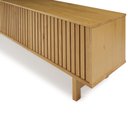 Ver imagem 5 de Rack para TV até 55 Polegadas Madeira Maciça 160cm Pés em Madeira Maciça Magna Porta Ripada CabeCasa MadeiraOriginals