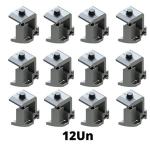 Fixador Grampo Terminal End-Clamp Final Smart Solar Group - com 12Un