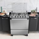 Ver mais imagens de Fogão 5 Bocas Tripla Chama Acendimento Automático Bivolt New Dream Itatiaia Prata